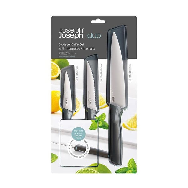 Sada nožů z nerezové oceli s krytem 3 ks Elevate – Joseph Joseph-image-4