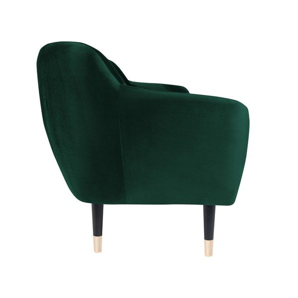 Zelená pohovka s černými nohami Mazzini Sofas Benito, 158 cm-image-3