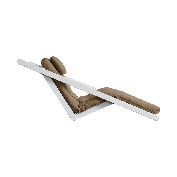 Dvoumístná variabilní lenoška Karup Design Figo White/Mocca-image-2