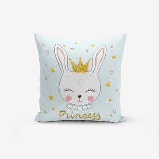 Povlak na polštář s příměsí bavlny Minimalist Cushion Covers Princess Rabbit, 45 x 45 cm