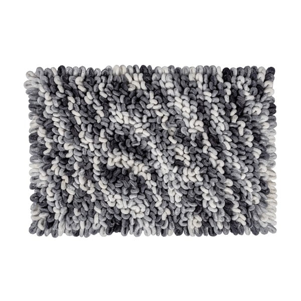 Šedomodrá textilní koupelnová předložka 60x90 cm Lerici – Wenko