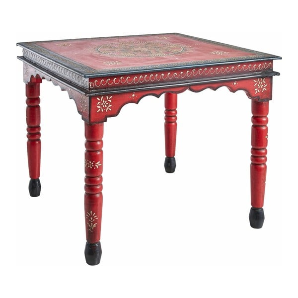 Červený konferenční stolek  z mangového dřeva Støraa Vito-image-1