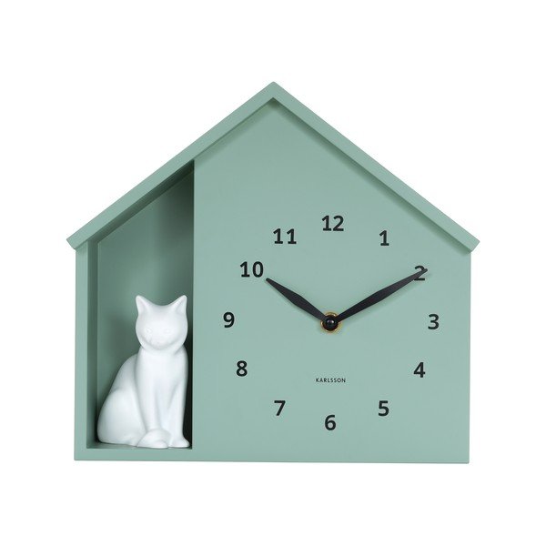 Nástěnné hodiny Sitting Cat – Karlsson