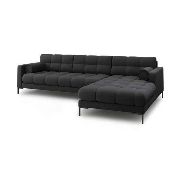 Tmavě šedá rohová pohovka (pravý roh) Bali – Cosmopolitan Design-image-4