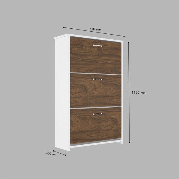 Hnědý třídvéřový botník Triplex-image-2