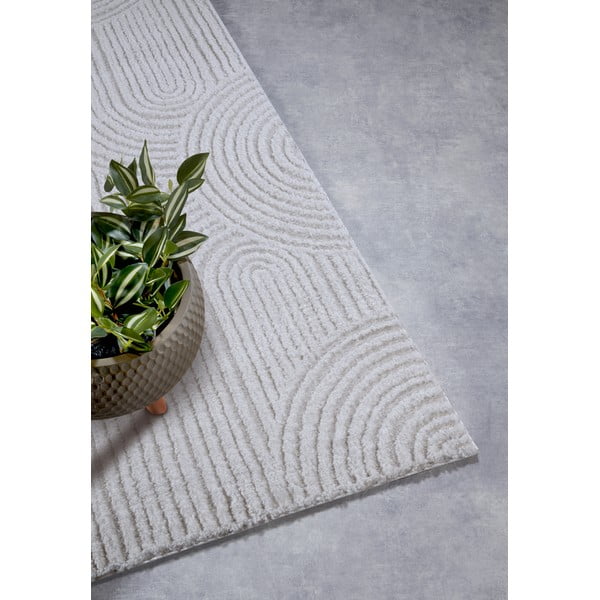 Krémový běhoun 80x240 cm Chappe Cream White – Elle Decoration-image-2