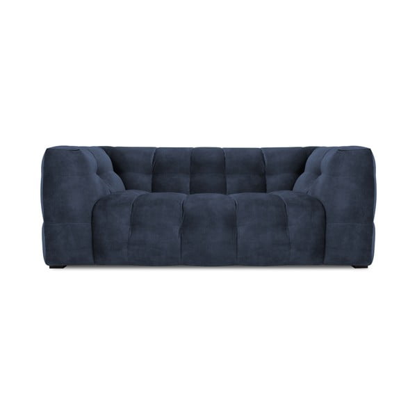 Modrá sametová pohovka Windsor & Co Sofas Vesta, 208 cm