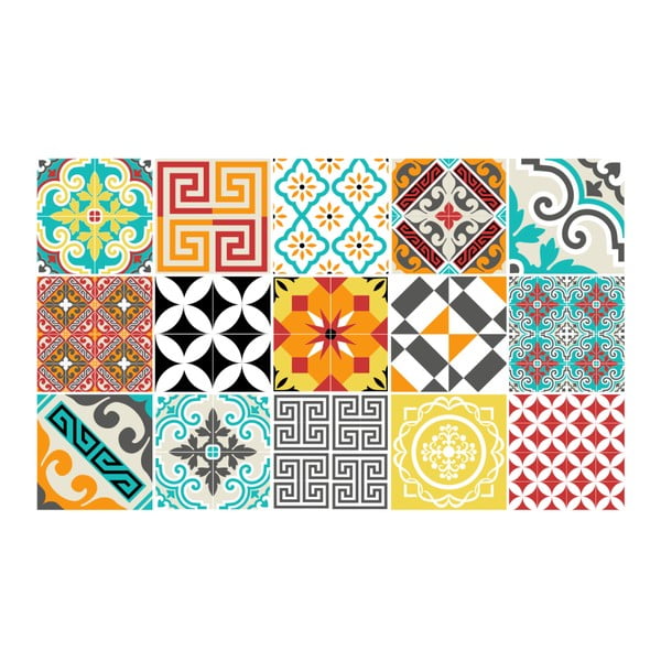 Sada 15 samolepek Ambiance Bistro, 20 x 20 cm-image-2