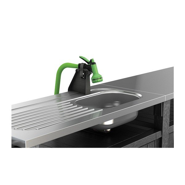 Zahradní kuchyň v dekoru jasanu 237x52 cm Unity Chef – Keter-image-1