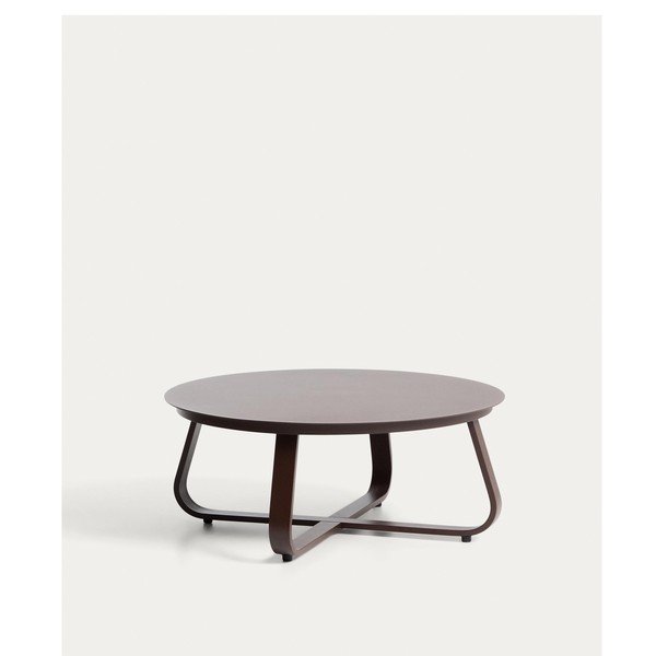Kovový kulatý zahradní konferenční stolek ø 80 cm Tamaris – Kave Home