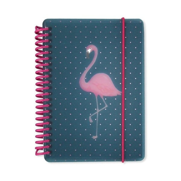 Zápisník A6 Go Stationery Flamingo