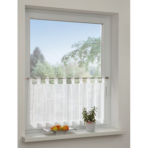 Bílá záclona 48x140 cm Voile - Gardinia-image-1