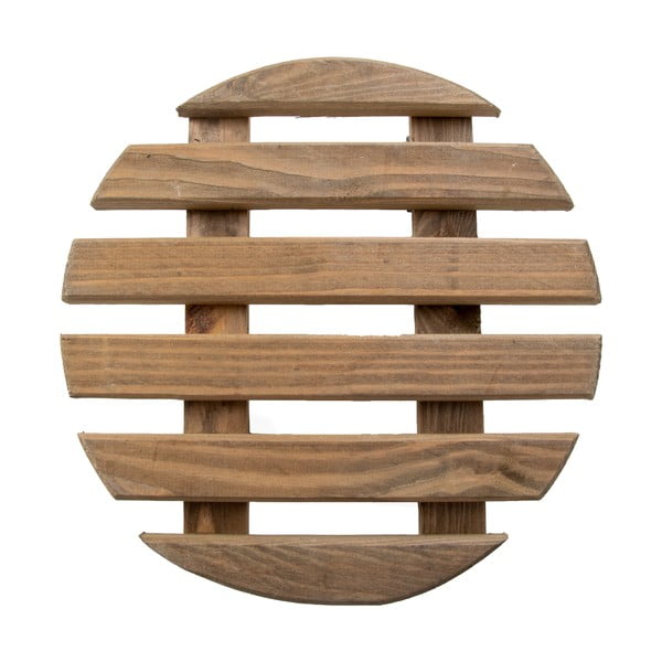 Dřevěný pojízdný podstavec pod květináč ø 29 cm (výška 8 cm) Indoor – Esschert Design-image-3