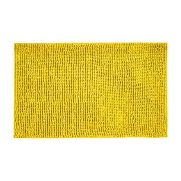 Žlutá textilní koupelnová předložka 50x80 cm Chenille – Allstar