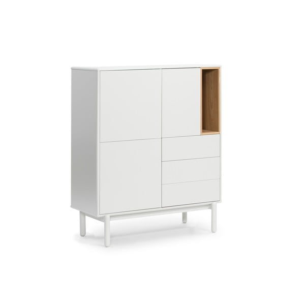 Krémová komoda 100x120x40 cm Corvo – Teulat-image-2