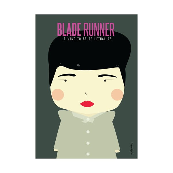 Plakát NiñaSilla Blade Runner, 21 x 42 cm