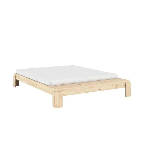 Dvoulůžková postel z borovicového dřeva s roštem v přírodní barvě 180x200 cm Layers – Karup Design-image-3