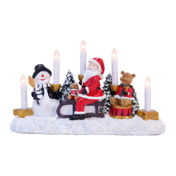 Svítící dekorace s postavičkami Best Season Santa on Sledge