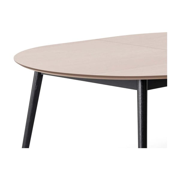 Kulatý rozkládací jídelní stůl s deskou v dubovém dekoru ø 135 cm Meza – Hammel Furniture-image-4