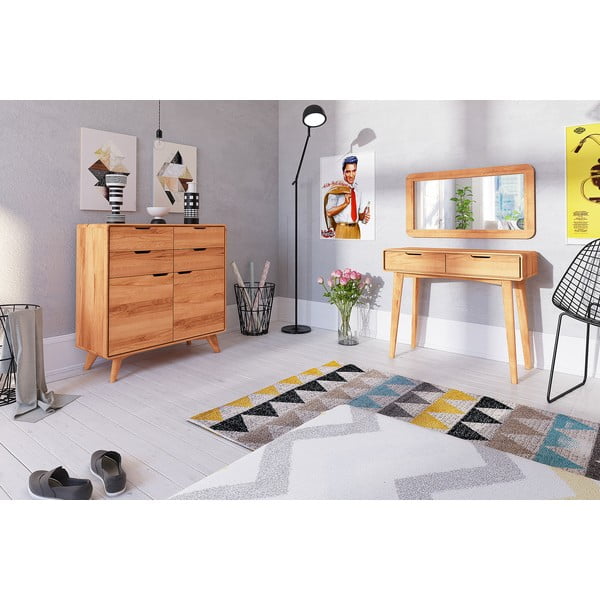 Toaletní stolek z bukového dřeva 90x40 cm Greg - The Beds-image-4