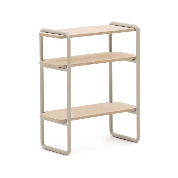 Béžová/v přírodní barvě závěsná dětská knihovna v dekoru jasanu 60x70x28 cm Tinn – Kave Home