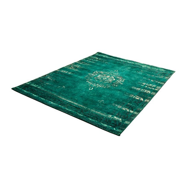 Zelený koberec s příměsí bavlny Cotex Centro, 140 x 200 cm