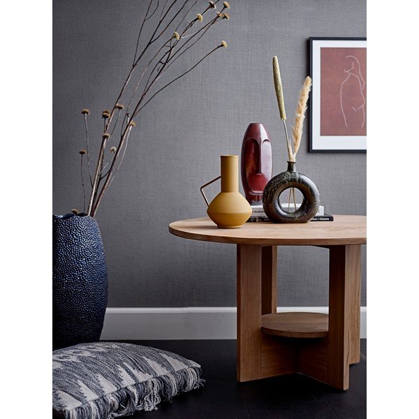 Žlutá kovová váza Bloomingville Irine, výška 21 cm-image-1