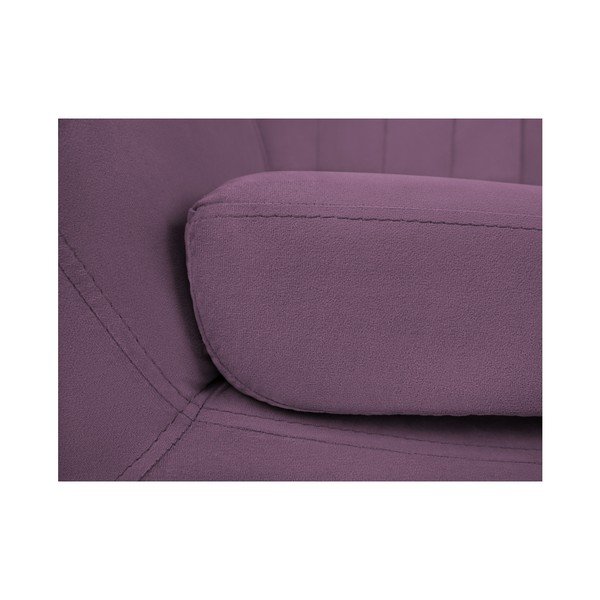 Fialová dvoumístná pohovka Mazzini Sofas Toscane, černé nohy-image-4