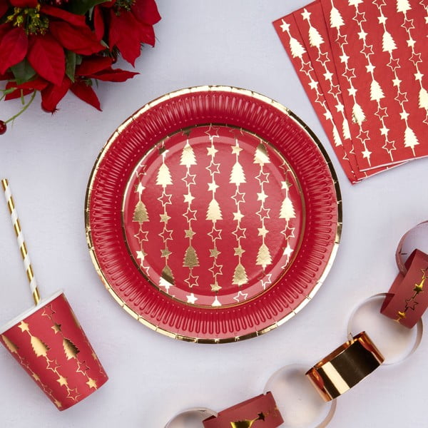 Sada 8 papírových talířů Neviti Dazzling Christmas-image-1