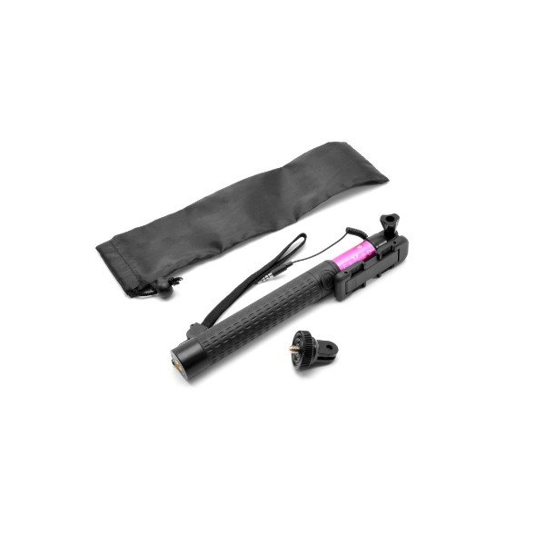 Teleskopický selfie stick FIXED, růžový-image-3
