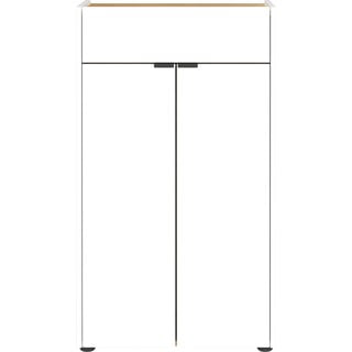 Bílá vysoká koupelnová skříňka 60x98 cm Forano – Germania