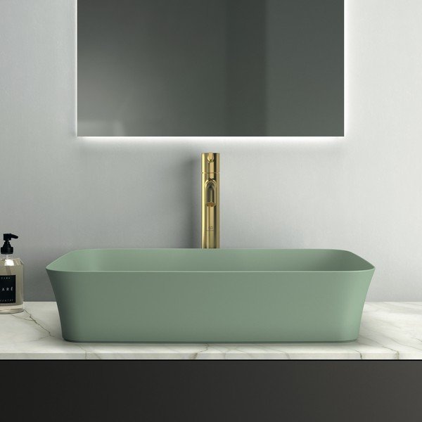 Zelené keramické umyvadlo 55x38 cm Ipalyss – Ideal Standard-image-1