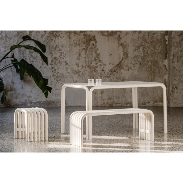 Béžová kovová zahradní židle Nokk – noo.ma-image-2