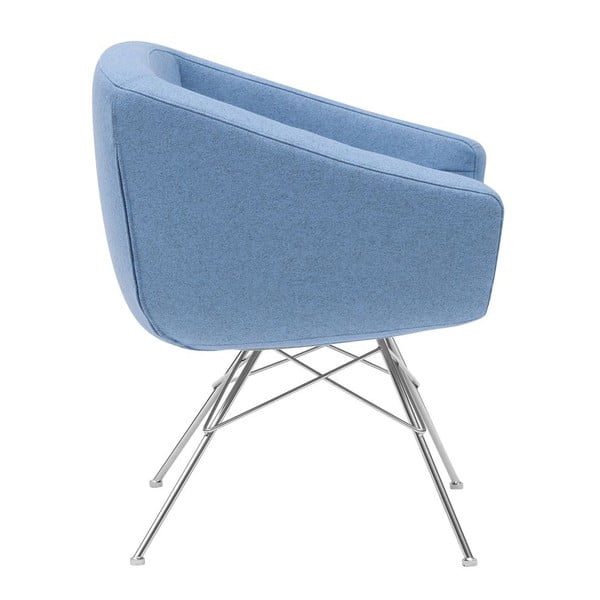 Světle modré křeslo Softline Aiko-image-2