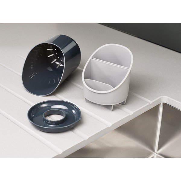 Šedý stojánek na příbory a kuchyňské nástroje Joseph Joseph Dock-image-4