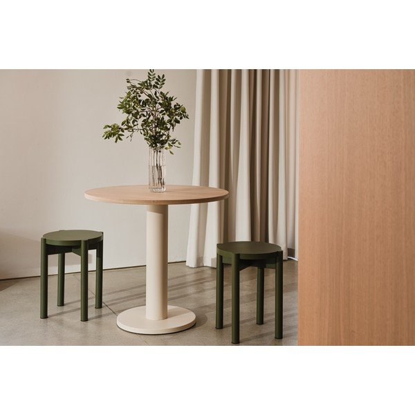 Červená stolička z bukového dřeva Hopp – noo.ma-image-2