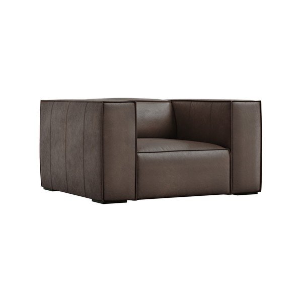 Hnědé kožené křeslo Madame – Windsor & Co Sofas