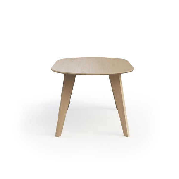 Jídelní stůl s deskou v dubovém dekoru v přírodní barvě 100x180 cm Lago – TemaHome-image-3