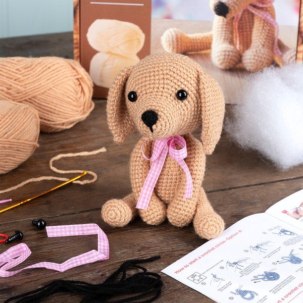 Kreativní sada DIY Crochet Puppy – Rex London-image-1