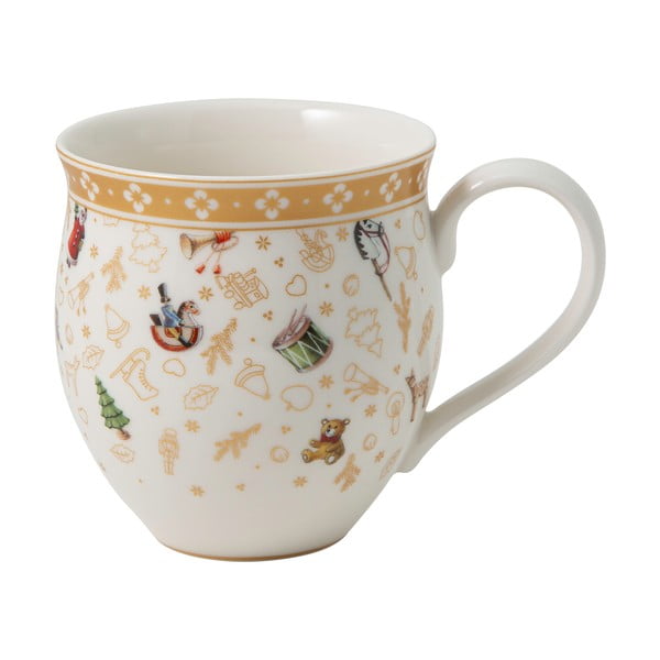 Bílý porcelánový hrnek s vánočním motivem Villeroy & Boch