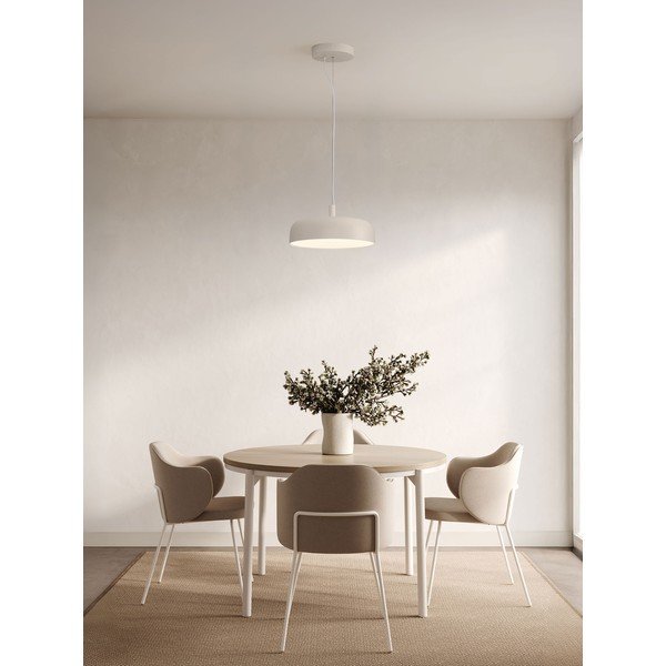Krémové hliníkové LED stmívatelné závěsné svítidlo ø 40 cm Noelia – Nova Luce-image-1
