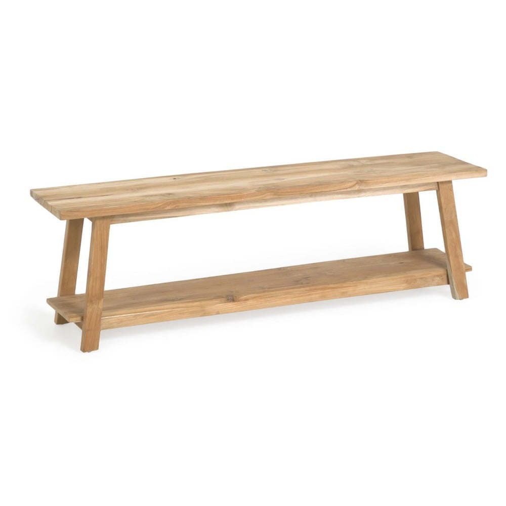 Kave Home Safara lavice přírodní 150 cm, 46 cm, 32 cm