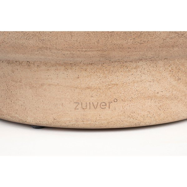 Kulatý konferenční stolek v dekoru kamene v přírodní barvě ø 80 cm Noble – Zuiver-image-4