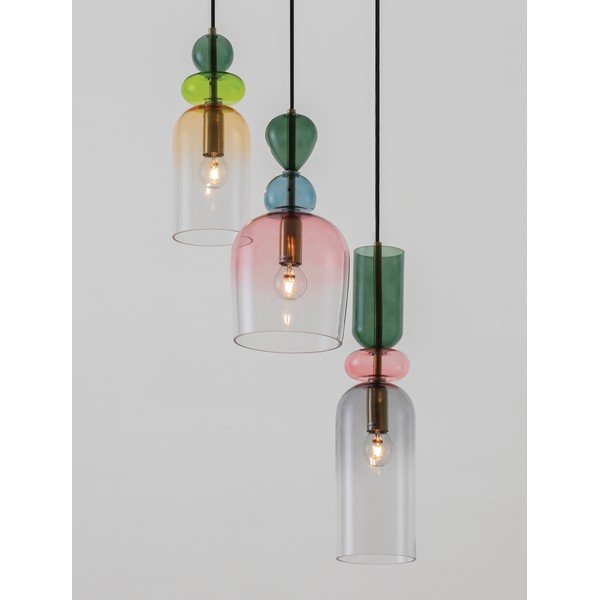 Skleněné závěsné svítidlo ve zlaté barvě ø 42 cm Murano – Nova Luce-image-1
