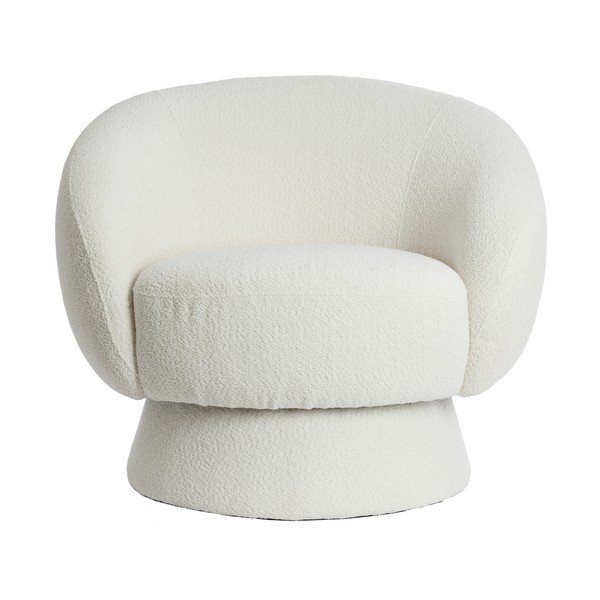 Krémové křeslo z textilie bouclé Avoria – Light & Living-image-1