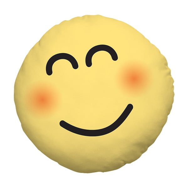 Polštář Emoji Smile, 39 cm