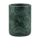 Tmavě zelený mramorový kelímek na zubní kartáčky Marble – Mette Ditmer Denmark