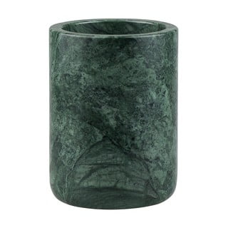 Tmavě zelený mramorový kelímek na zubní kartáčky Marble – Mette Ditmer Denmark