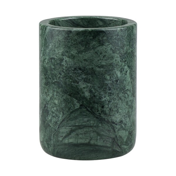Tmavě zelený mramorový kelímek na zubní kartáčky Marble – Mette Ditmer Denmark
