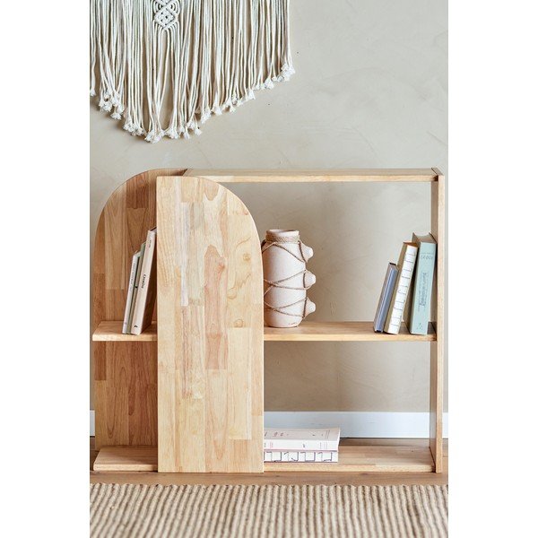 Knihovna z kaučukového dřeva v přírodní barvě 85x70 cm Alec – Bloomingville-image-4